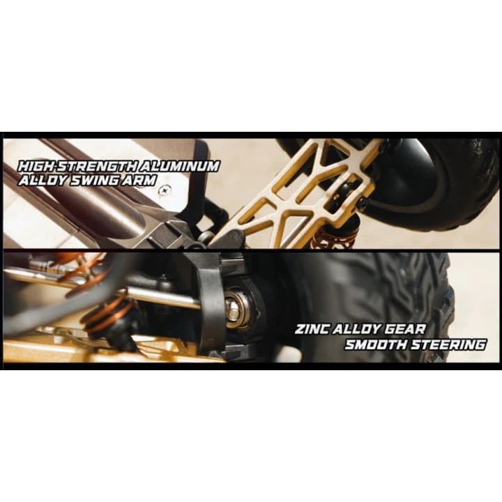 Monster Truck Speed 104009 Brushed 1/10 RTR Wltoys -  Coche radio control - Coche rc - Coche r/c - coche teledirigido - Imagen 11