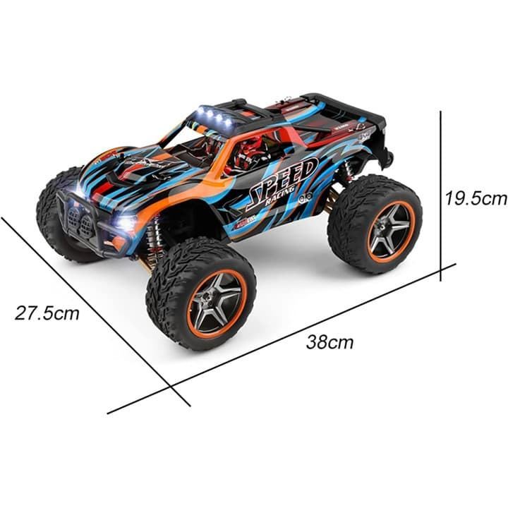 Monster Truck Speed 104009 Brushed 1/10 RTR Wltoys -  Coche radio control - Coche rc - Coche r/c - coche teledirigido - Imagen 6