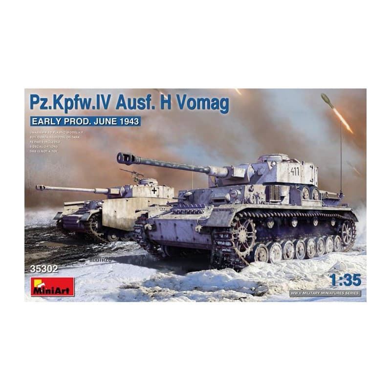 Pz.Kpfw.IV Ausf. H. Vomag. MINIART 35302 - Imagen 1