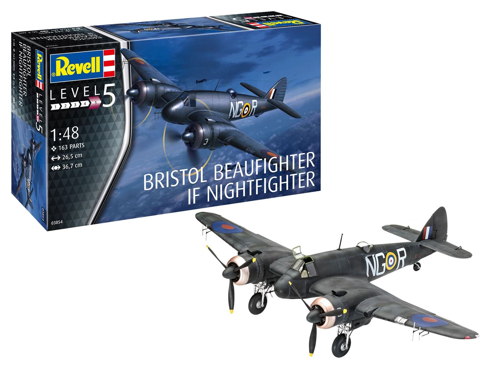 REVELL 03854 1/48 Bristol Beaufighter IF Nightfighter - Imagen 1