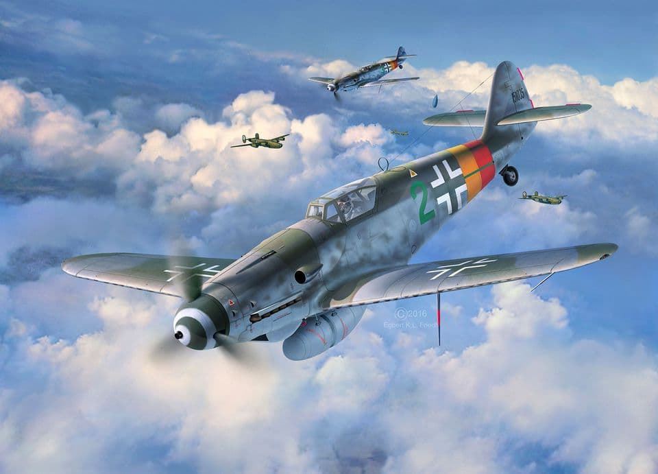 REVELL 03958 1/48 Messerschmitt Bf109 G-10 - Imagen 1