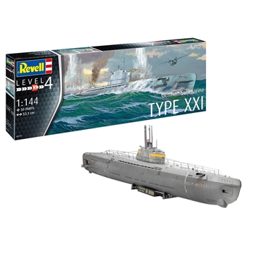 REVELL 05177 1/144 German Submarine Type XXI - Imagen 2