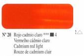Rojo Cadmio Claro nº20 20ml. (serie 20) - Imagen 1