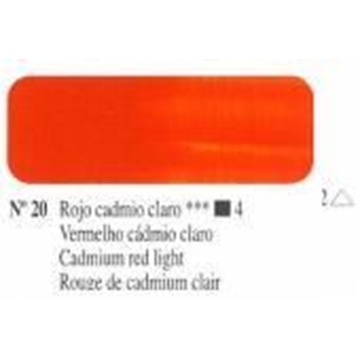 Rojo Cadmio Claro nº20 20ml. (serie 4) - Imagen 1
