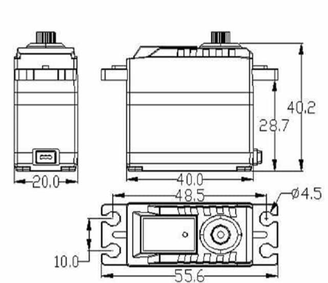 SERVO STANDARD ANALOGICO SV303 TOPEDGE Ref.: SV303 - Imagen 2
