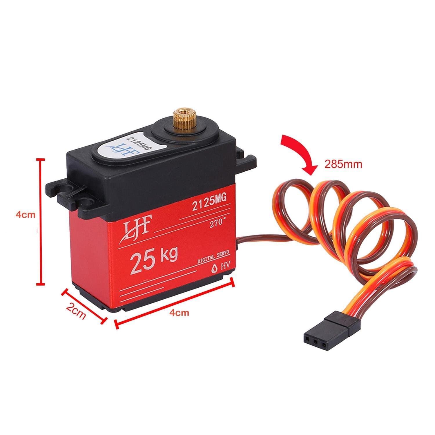 SERVO STANDARD DIGITAL HV 25KG / 0,19SEG CAJA - Imagen 8