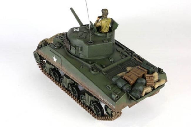 US CARRO SHERMAN M4A3 1:24 - Imagen 2