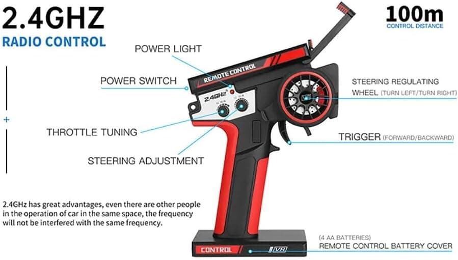 WLTOYS 124010 Coche radio control - Coche rc - Coche r/c - coche teledirigido - Imagen 4