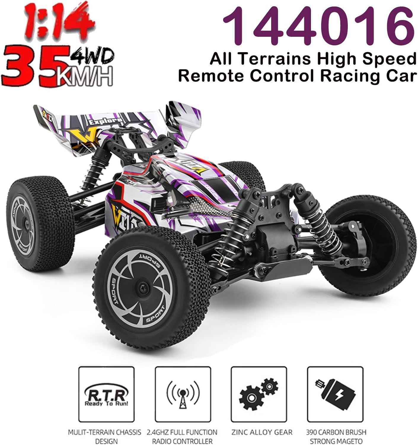 Wltoys 144016 35 KM/H 1/14 - Imagen 1