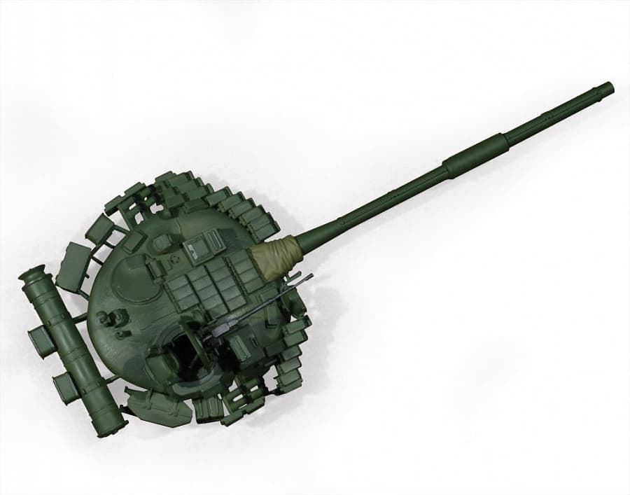 ZVEZDA 1/35 Tanque de batalla principal ruso con blindaje reactivo explosivo T-80BV (3592) - Imagen 7