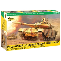 ZVEZDA  1/35 Tanque de batalla principal ruso T-90 MS (3675) - Imagen 1
